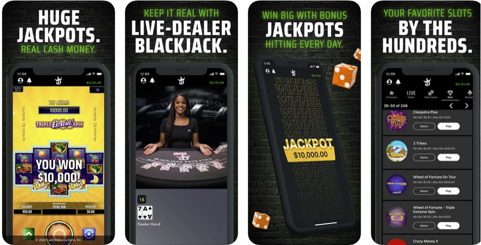 DraftKings Casino app preview