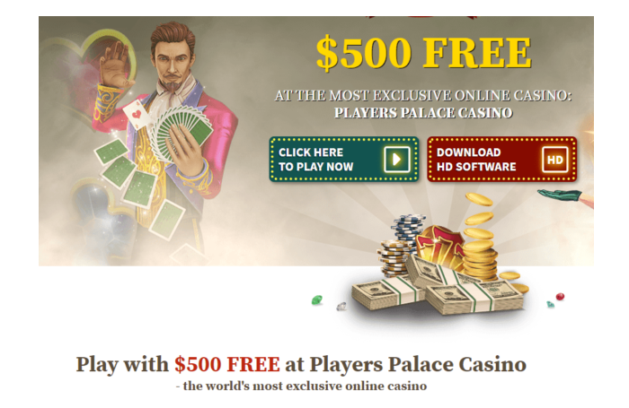 Players Palace Casino Bonus