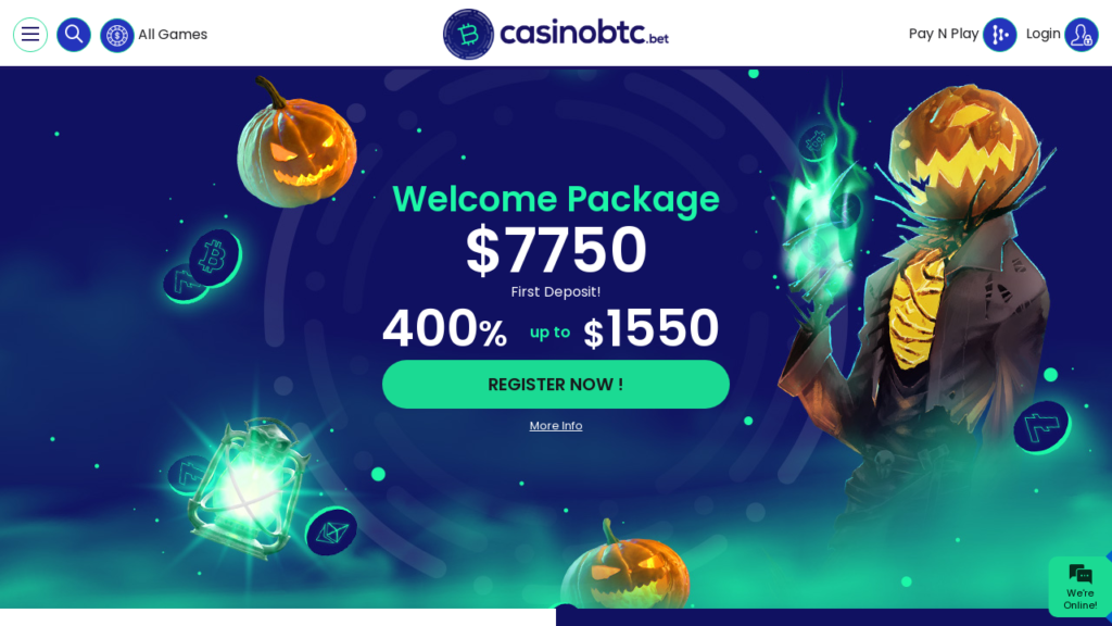 CasinoBTC Bonus