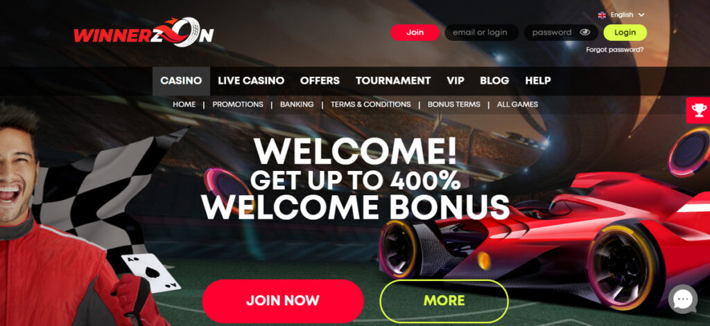 WinnerzOn Casino Bonus