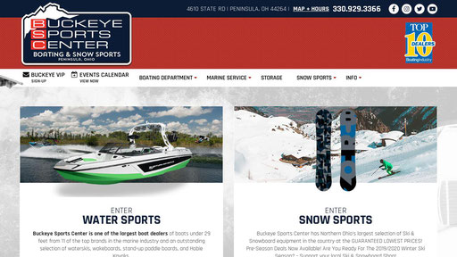 buckeyesportscenter.com screenshot