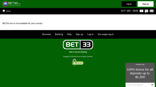 bet33.com screenshot