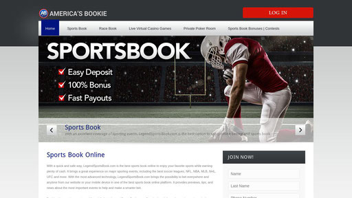 legendsportsbook.com screenshot