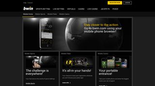 Mobile Betting, Poker & Casino Games on your Phone | bwin