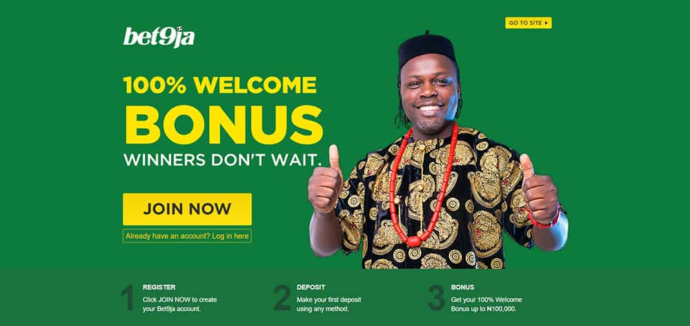 Bet9ja Welcome Bonus Offer