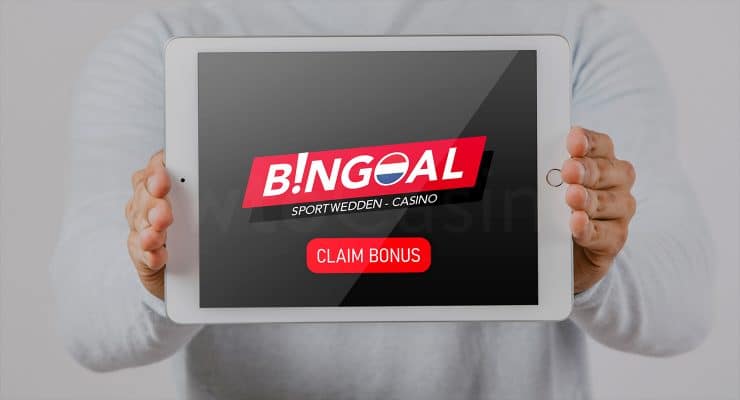 Showing iPad with Bingoal Casino bonus