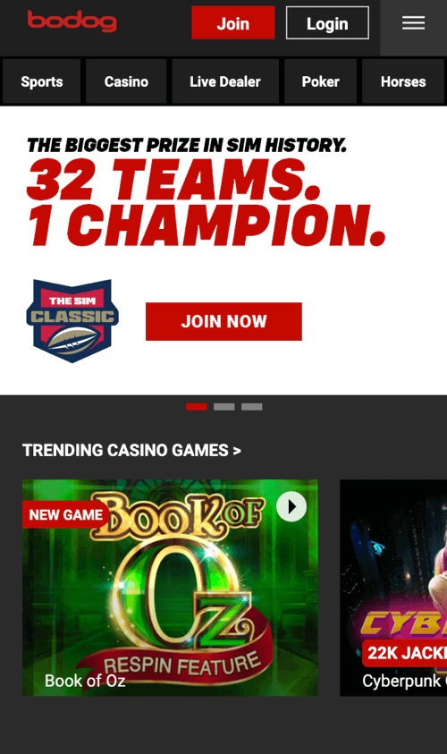 Bodog Sportsbook App - Reviews 2023