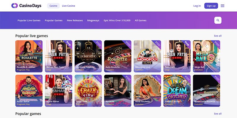 online casino casino days