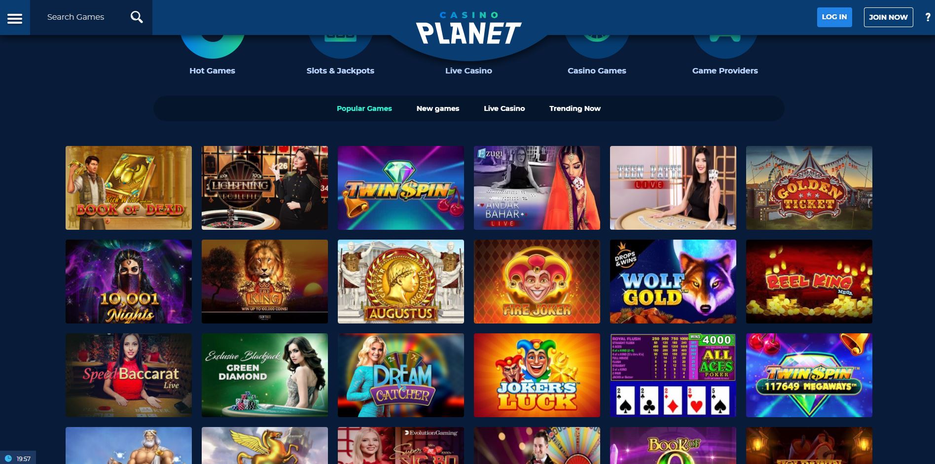 Casino Planet India Review