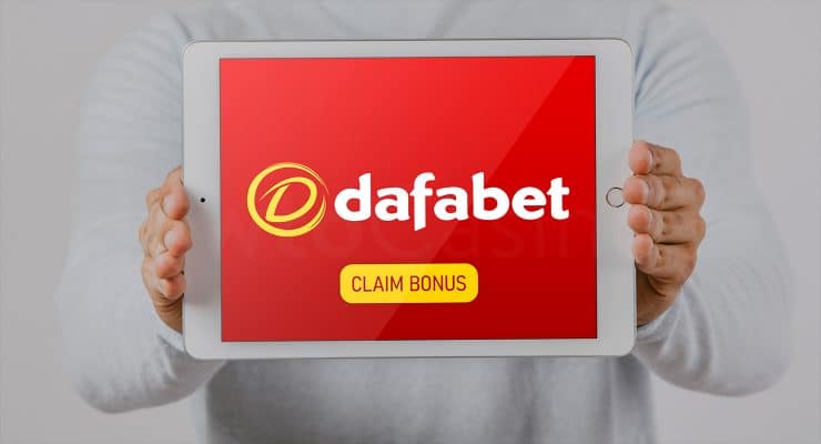 Showing iPad with Dafabet Casino bonus