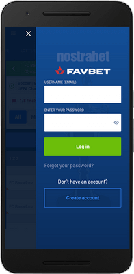 FAVBET mobile login for Android