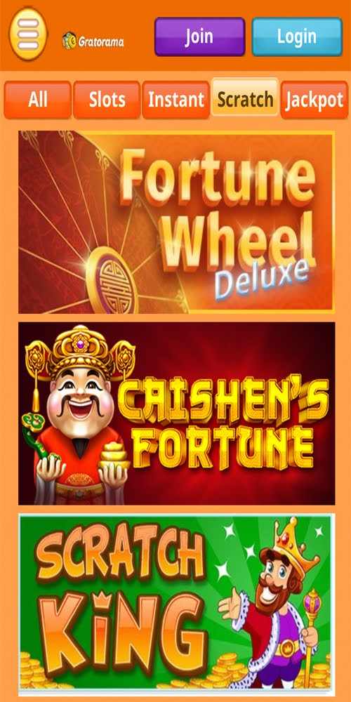 Gratorama Casino: Scratch Mobile