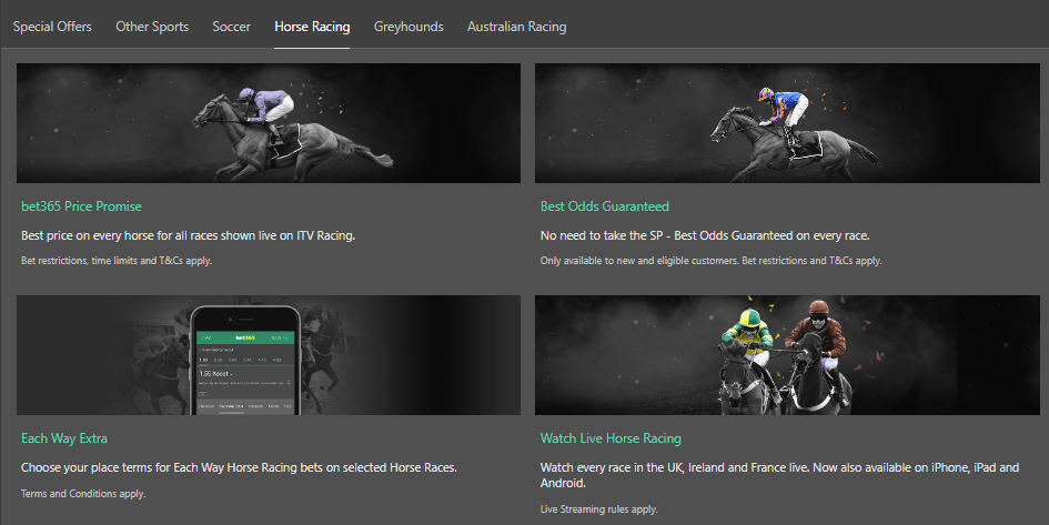bet365 horse betting promotions