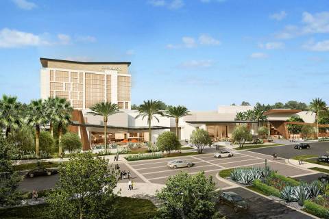 An artist's rendering of Station Casinos' planned $750 million Durango project in the southwest . 
