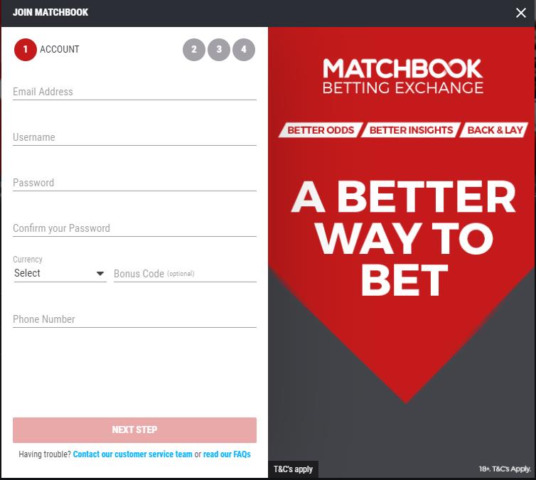 matchbook registration