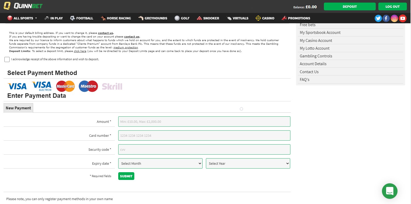 Quinnbet Review Step 3