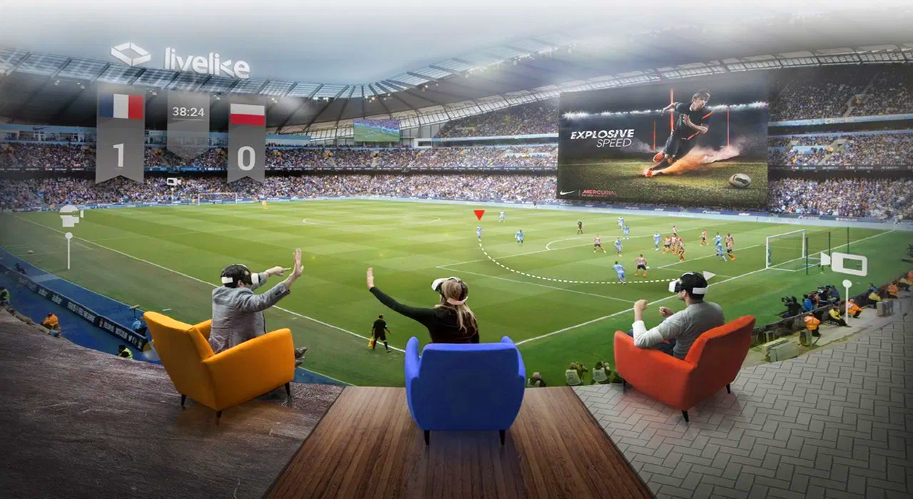 Virtual reality (VR) sports app