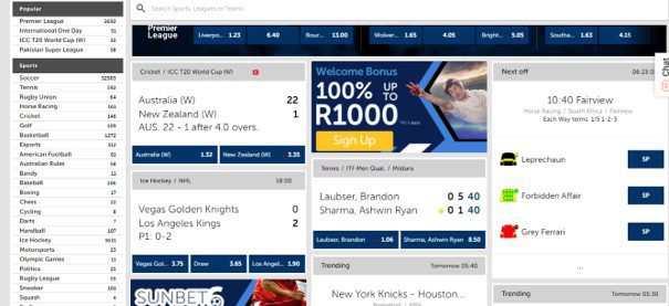 sunbet pre-match betting - Sunbet Sports Betting Review