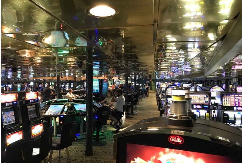 Slot machines on Victory Casino cruise