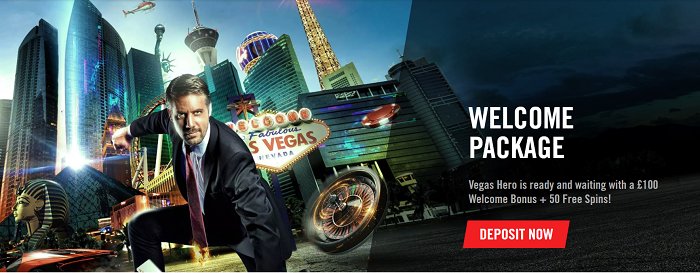 vegashero casino welcome bonus