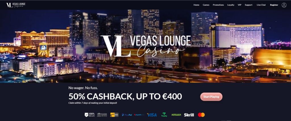 Vegas Lounge Casino Bonus