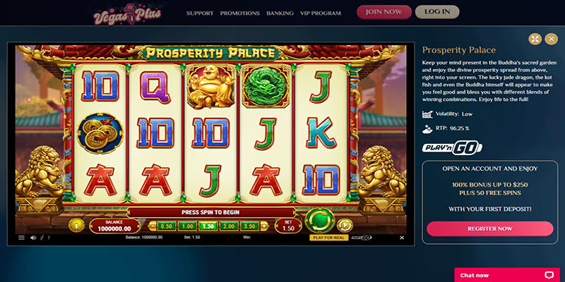 VegasPlus Casino: Prosperity Palace