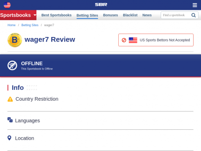 Wager7 Review: Rated B- by SBR | Offline Sportsbook