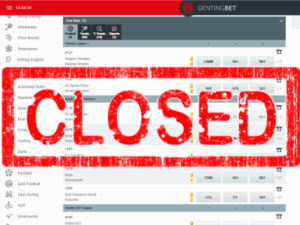 gentingbet closed